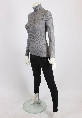 Ladies Fitted Polo neck Knitwear-Medium