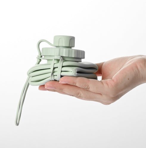 600ml Silicone Foldable Water Bottle