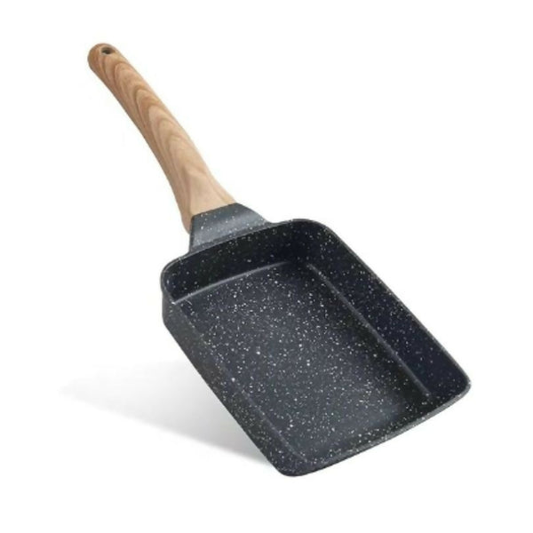 Nonstick Frying Pan with Wood Grain Handle