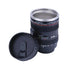 Stainless Steel Camera Lens Coffee Mug