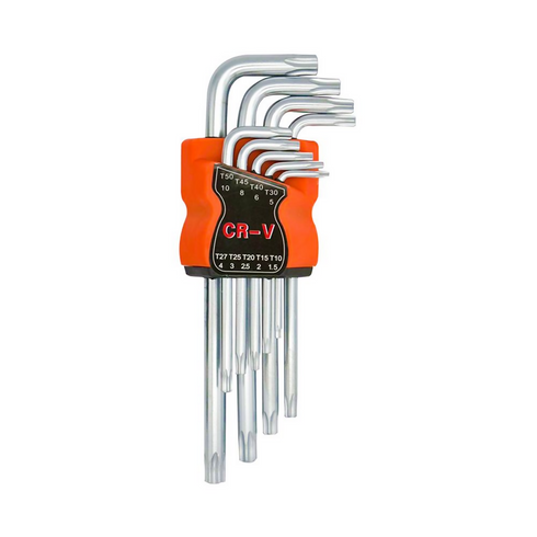 9-Piece Security Torx Allen Key Star Kit