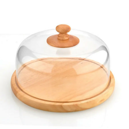 Round plastic cake instant box tray