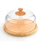 Round plastic cake instant box tray