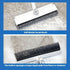 3-in-1 L-Shaped Floor Scrub Brush with Adjustable Handle- 360 Rotating Head