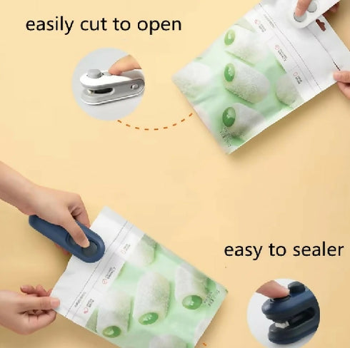 Handheld USB Rechargeable Mini Clip Bag Sealing Machine