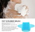 Shower Foot Scrubber Comfortable Touch Scientific Hanging Hole Type Fine Bristles Household Foot Cleaning Brush
