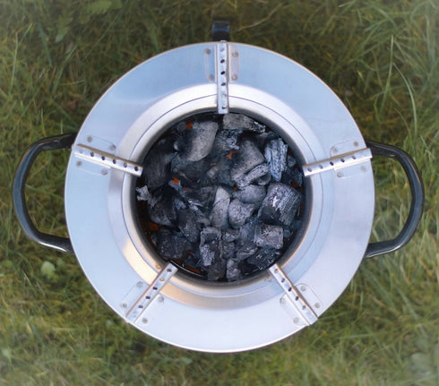 Portable Smokeless Outdoor Camping Charcoal Stove
