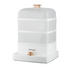 12L household kitchen 3-layer large capacity food electric steamer