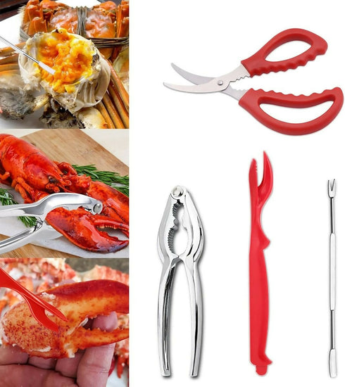 Stainless Steel Seafood Crab Cracker Tool Set