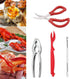 Stainless Steel Seafood Crab Cracker Tool Set