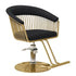 Professal Hydraulic Barber Chair 360° Swivel Height Adjustable Salon Chair High Back Oversized PU Leather for Barbershop & Salon Use