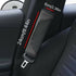 2 Black Car Seat Belt Cover Pads