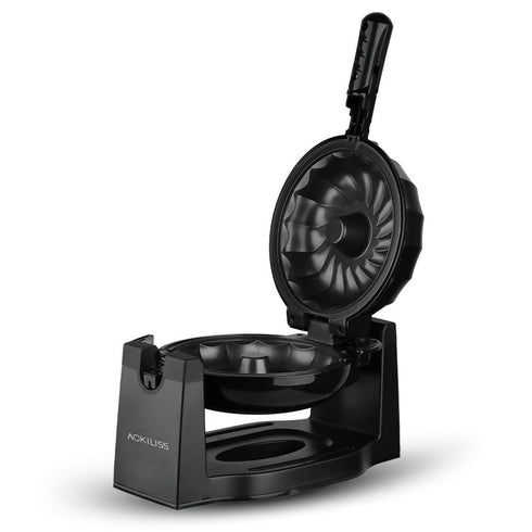 1800w Rotatable Belgian Waffle Bowl Cake Muffin Waffle Maker