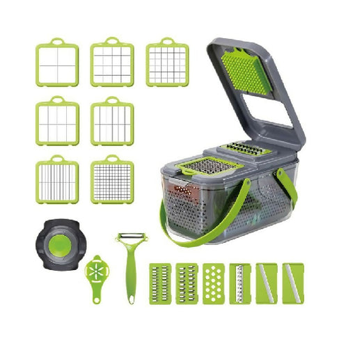 22-Piece Kitchen Multifunctional Vegetable Cutter