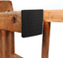 12pcs Black Non Slip Self Adhesive Floor Protectors Rubber Pads for Furniture 25 x 38mm -REF:82410