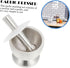 Mini Pestle Spice Tool Stainless Steel Garlic Ginger Crusher Grater Healthy Safe