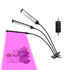 Flexible LED Grow Light Desktop Clip Phyto Lamps for Indoor Plants-3 Heads