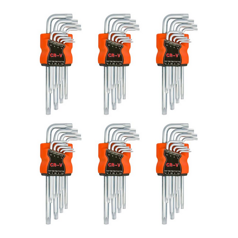 9-Piece Security Torx Allen Key Star Kit