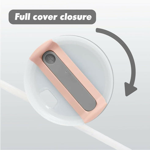 1.2L Tumbler with Handle Straw Lid, Stainless Steel Travel Mug - Cinnamon