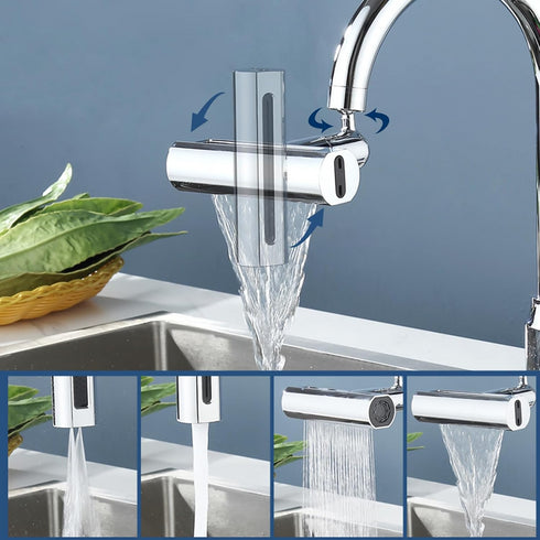 3 Water Discharge Faucet Sprayer Chrome