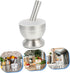Mini Pestle Spice Tool Stainless Steel Garlic Ginger Crusher Grater Healthy Safe