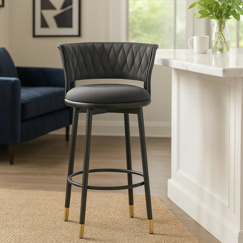 Counter Height Barstool - Modern, Padded, Stylish