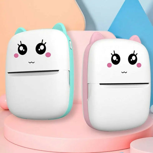 Mini Wireless Thermal Inkless Printers for Home Use Pack Of 2