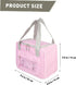 Reusable Lunch Box Container for Work-Pink