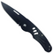 Steel black pocket knife