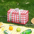 Large Capacity Outdoor Picnic Bag, Home Storage Cooler - Red