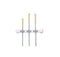 Broom Holder Wall Mount - White