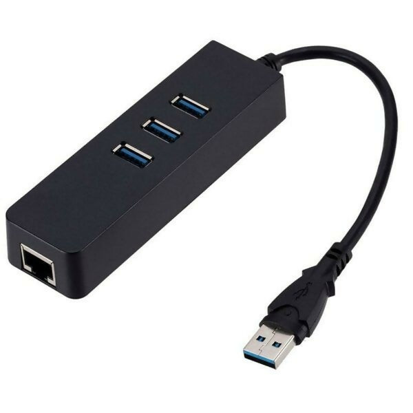 High Speed 3 Ports USB 3.0 Gigabit Ethernet