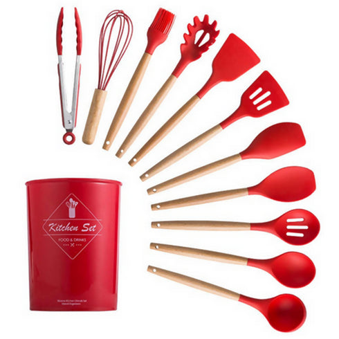 silicone utensil set