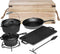 8 Piece Heavy Cast Iron Pots Set