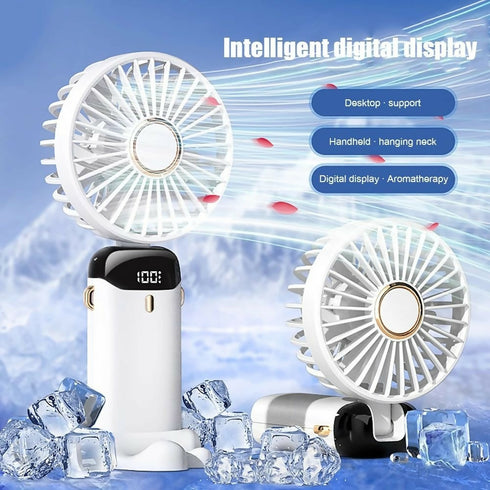 Portable Handheld USB Rechargeable Fan Pack Of 4
