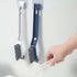 Small Floor Brush for Home Bathroom Blue