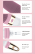USB Rechargeable Silicone Bath Scrubber Electric Body Bath Brush Sonic Exfoliating Waterproof Long Handel Shower Brush