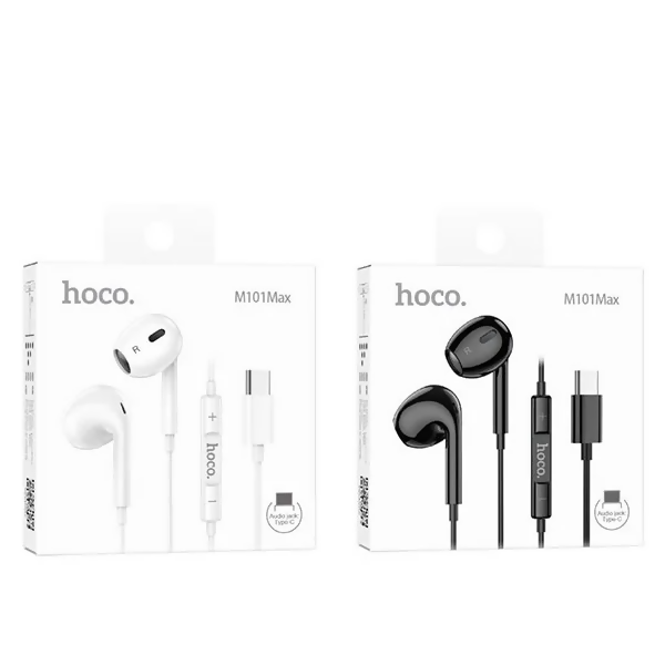 M101 Crystal joy Type-C wirecontrolled digital earphones with microphone