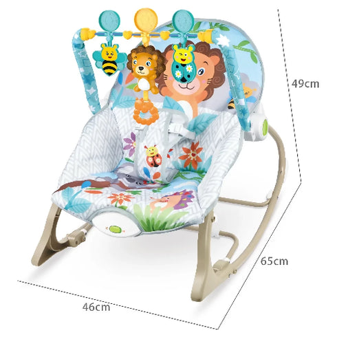 Multifunction Vibrate Baby Rocking Chair with Hanging Toys