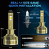 H1 LED Headlight Bulb, 2PCSwhith