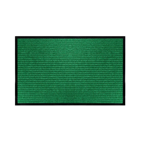 Ribbed Doormat - 100% Polyester & 100% PVC Backing - 50x80cm