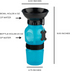 Dog Travel Water Bottle with Sipper Bowl