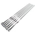 Reusable Grilling Stainless Steel Barbecue Skewers