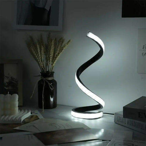 Dimmable Spiral LED Table Lamp