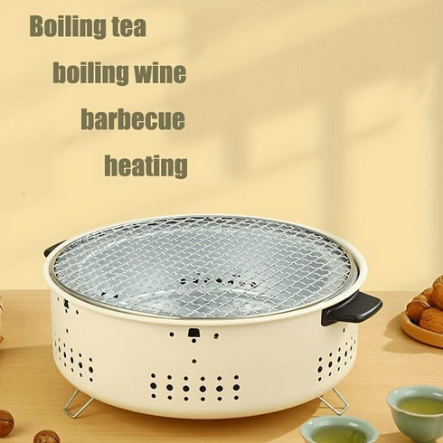 Portable Barbecue Charcoal Braai Stand for Indoor & Outdoor Cooking