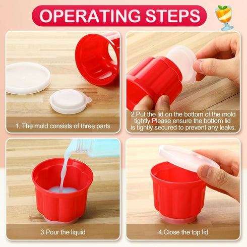 FP-673 Set Of 8 Mini Jelly Moulds