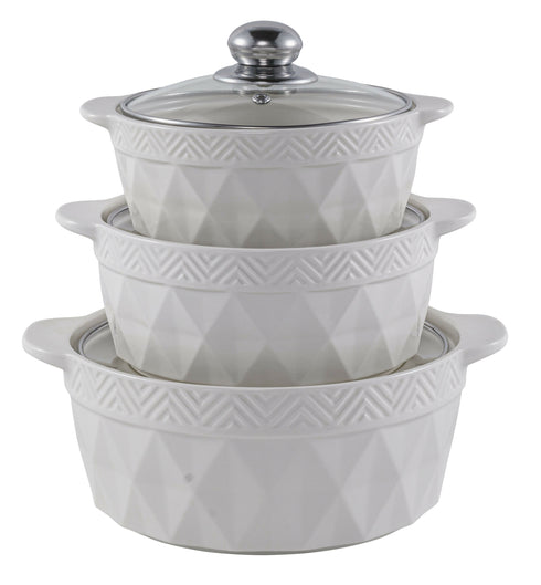 Versatile Cookware Soup Pot and Bowl Set Of 3