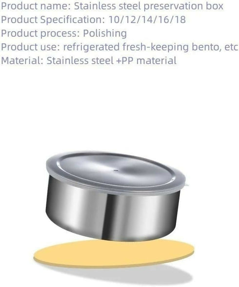 Stainless Steel Fresh-Keeping Box Five-5 Piece Set