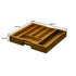 Bamboo Expandable Cutlery Tray
