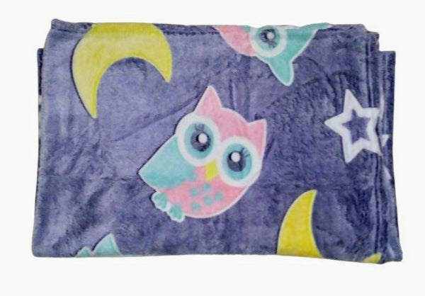 Glow In The Dark Blanket Owl Design
